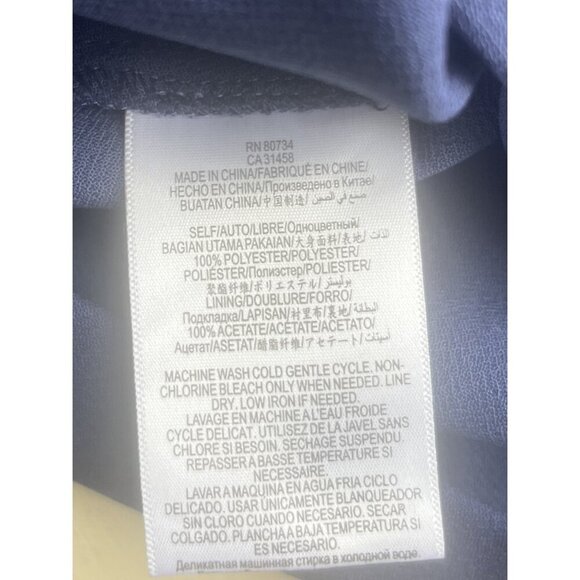 BCBGeneration Fit & Flare Navy Dress With Piping Accent & Cutouts 4 - Picture 5 of 6